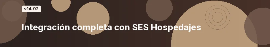 Integración completa con SES Hospedajes
